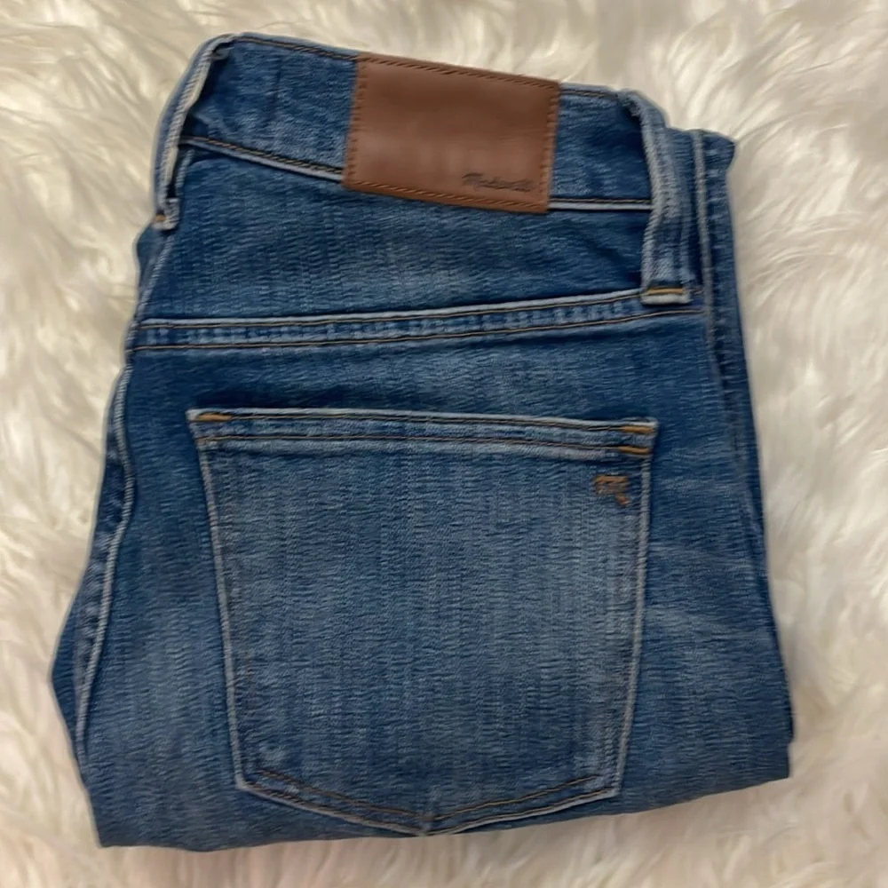 MADEWELL RAW HEM DISTRESSED 9” High-Rise Skinny Jean Size 27 - Picture 10 of 10